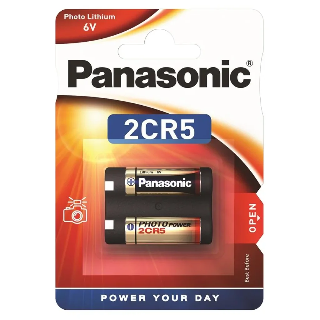 Батарейка Panasonic літієва 2CR5 блістер, 1 шт., 2CR-5L/1BP UA